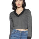 ECOLINE Clothing Eco-Friendly Women’s Poly Cotton Cropped Sweatshirt