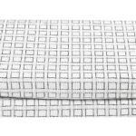 Homelett Woven Checkered White Handloom Bedcover