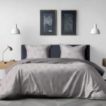 Mush Gentle Grey 100% Bamboo King Size Bed Sheet with 2 Pillow Cases-1