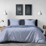 Mush Misty Blue100% Bamboo King Size Bed Sheet with 2 Pillow Cases-1